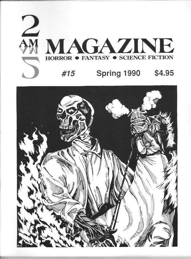 2 AM magazine side cover Issue 15 Spring 1990