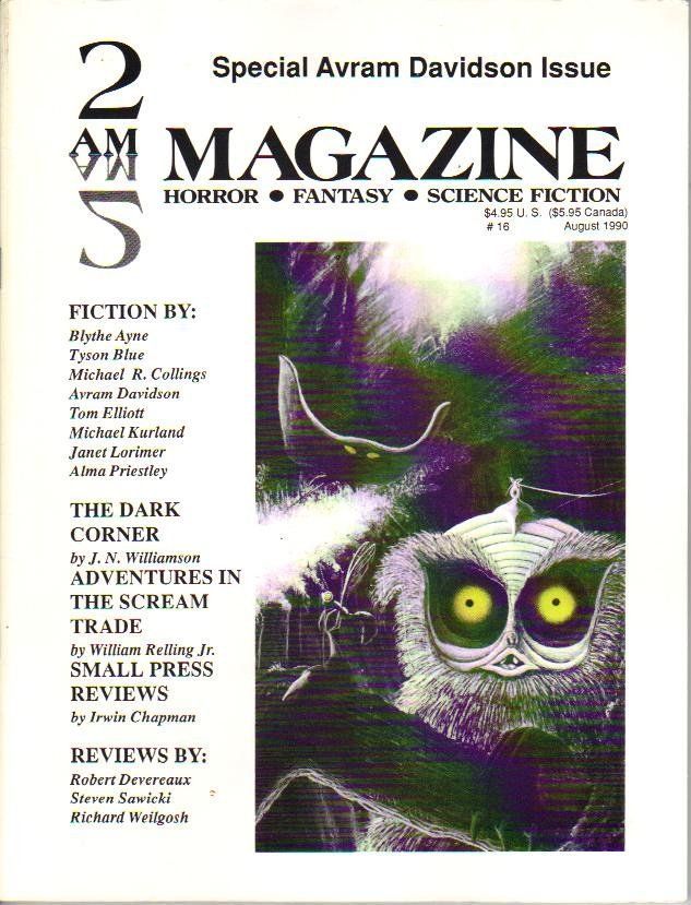 2 AM magazine side cover Issue 16 August 1990