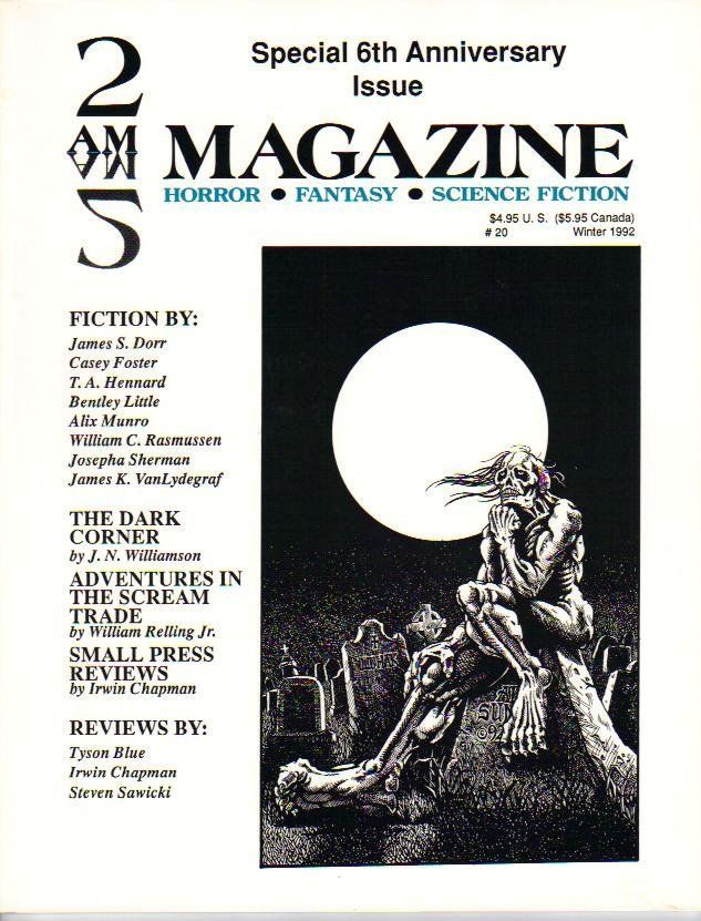 2 AM magazine side cover Issue 20 Winter 1992