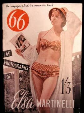 66 magazine side cover Issue 16 February 1957