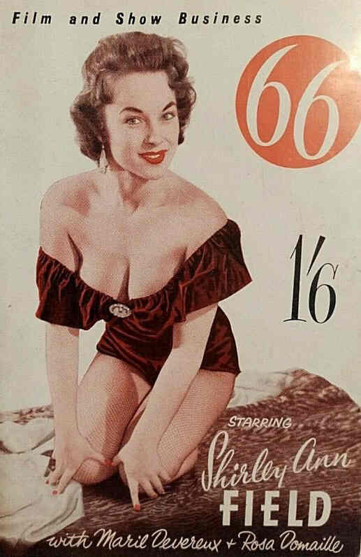 66 magazine side cover Issue 27 January 1958