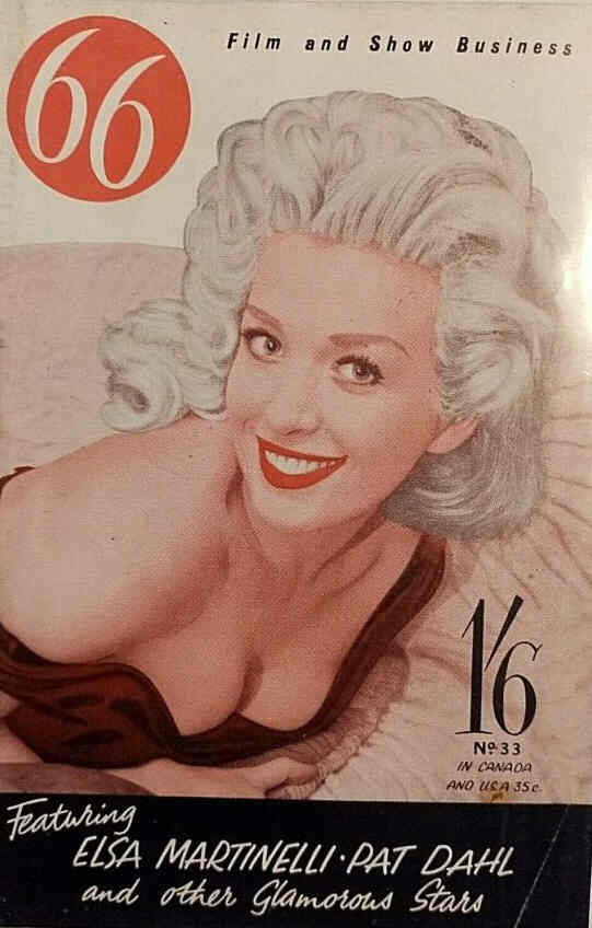 66 magazine side cover Issue 33 July 1958
