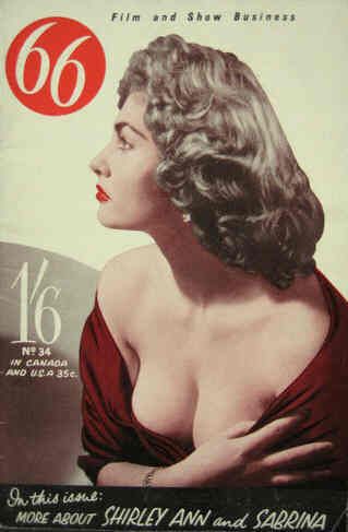 66 magazine side cover Issue 34 August 1958