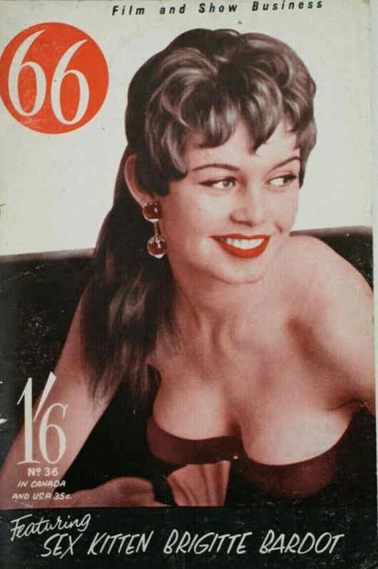 66 magazine side cover Issue 36 October 1958