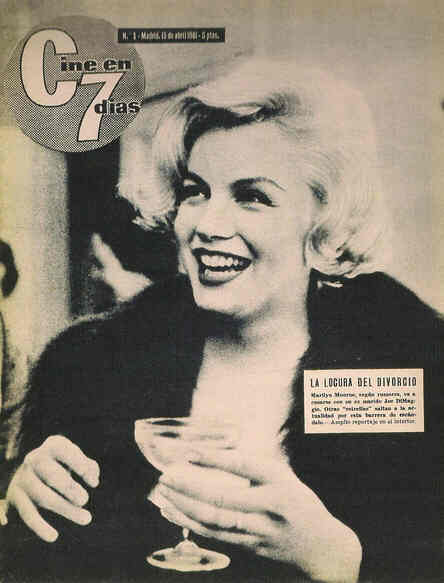 CINE EN 7 DIAS magazine side cover Issue 1 15 April 1961