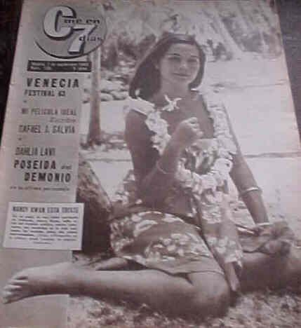 CINE EN 7 DIAS magazine side cover Issue 126 7 September 1963