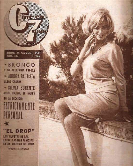 CINE EN 7 DIAS magazine side cover Issue 127 14 September 1963
