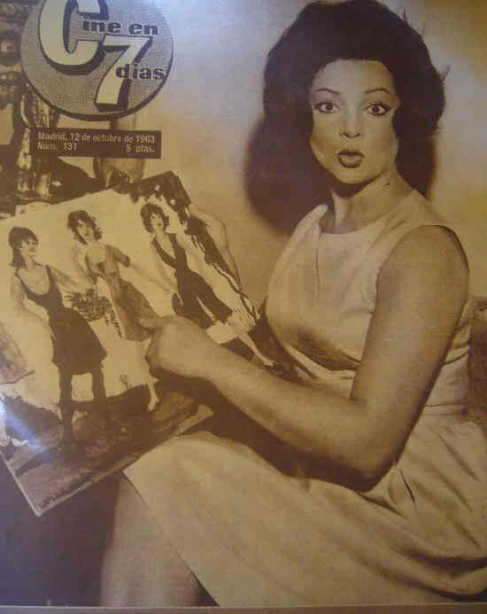 CINE EN 7 DIAS magazine side cover Issue 131 12 October 1963