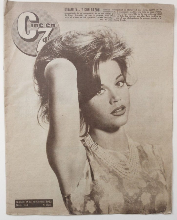 CINE EN 7 DIAS magazine side cover Issue 134 2 November 1963