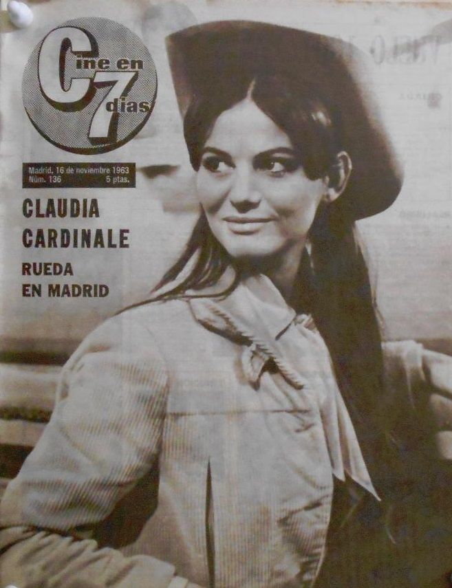 CINE EN 7 DIAS magazine side cover Issue 136 16 November 1963