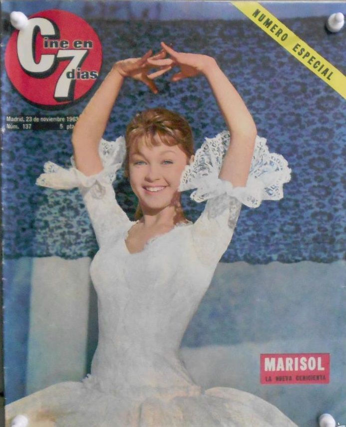 CINE EN 7 DIAS magazine side cover Issue 137 23 November 1963