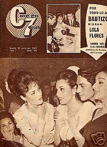 CINE EN 7 DIAS magazine side cover Issue 138 30 November 1963