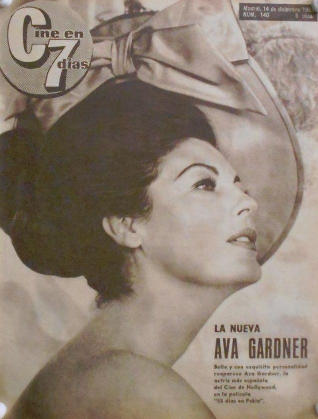 CINE EN 7 DIAS magazine side cover Issue 140 14 December 1963