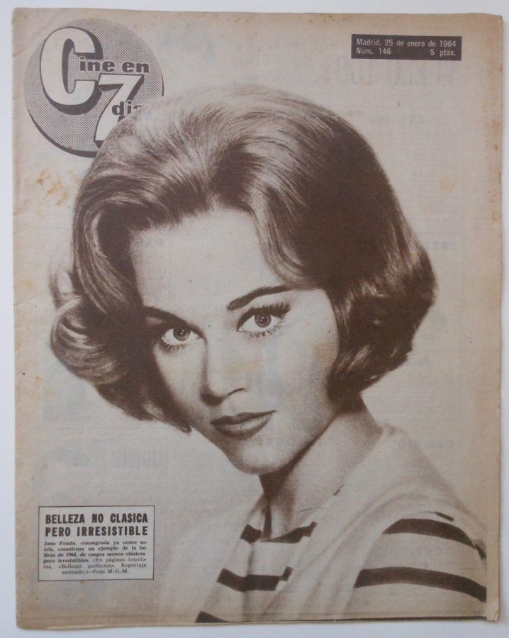 CINE EN 7 DIAS magazine side cover Issue 146 25 January 1964