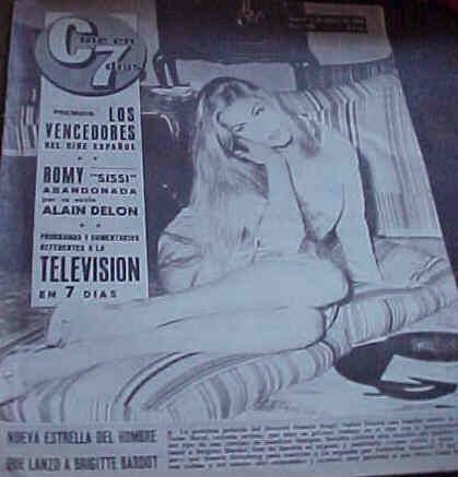 CINE EN 7 DIAS magazine side cover Issue 148 8 February 1964