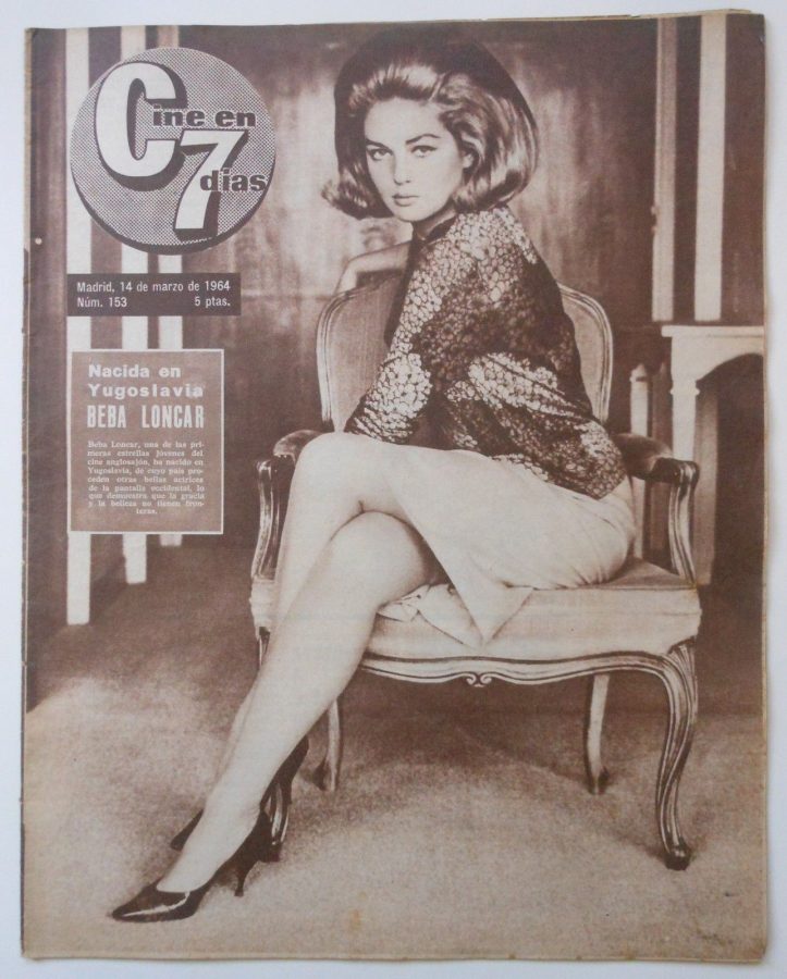 CINE EN 7 DIAS magazine side cover Issue 153 14 March 1964