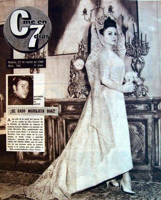 CINE EN 7 DIAS magazine side cover Issue 154 21 March 1964