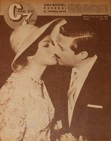 CINE EN 7 DIAS magazine side cover Issue 161 9 May 1964