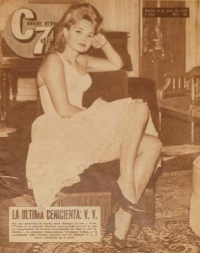 CINE EN 7 DIAS magazine side cover Issue 165 6 June 1964