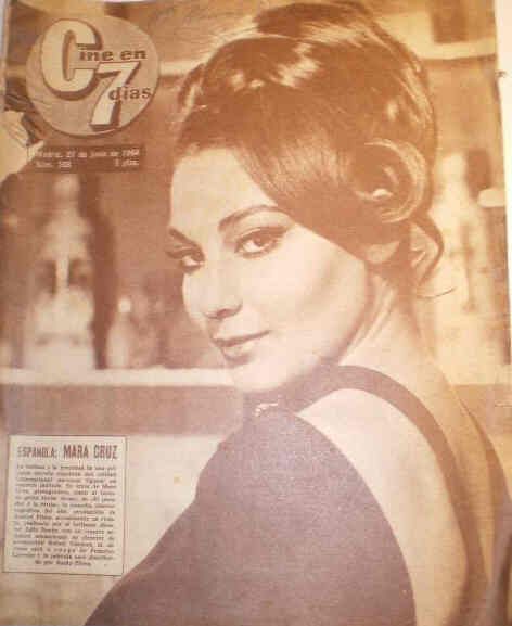 CINE EN 7 DIAS magazine side cover Issue 168 27 June 1964