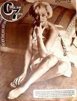 CINE EN 7 DIAS magazine side cover Issue 198 23 January 1965