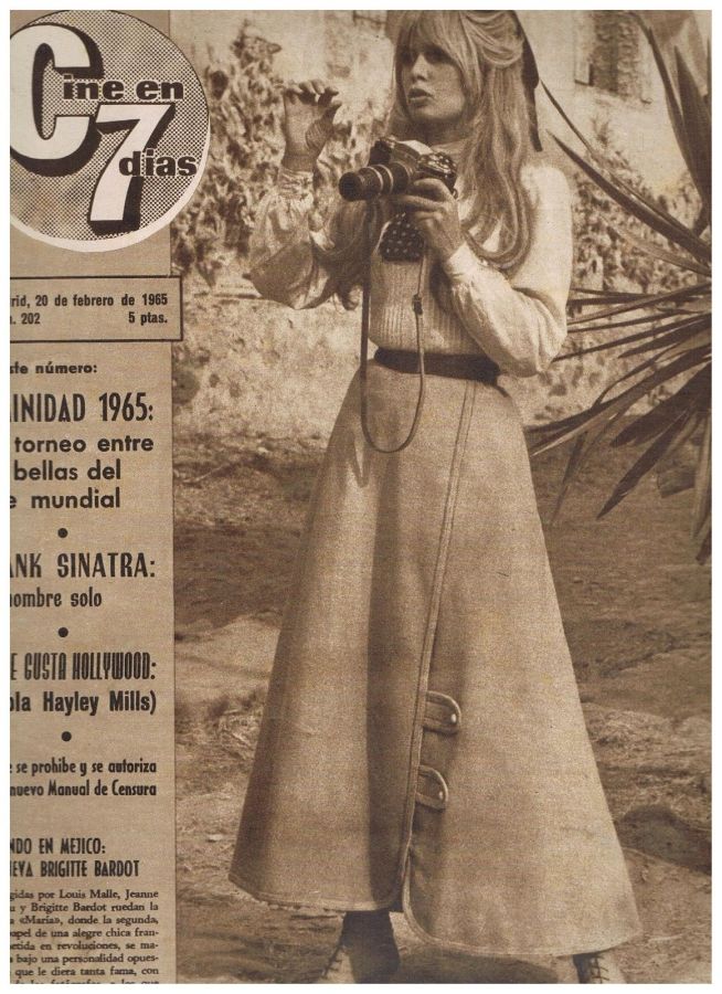 CINE EN 7 DIAS magazine side cover Issue 202 20 February 1965