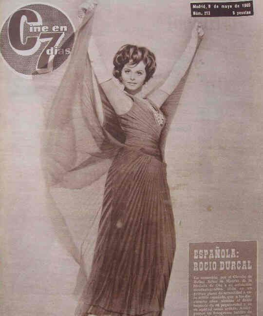 CINE EN 7 DIAS magazine side cover Issue 213 8 May 1965