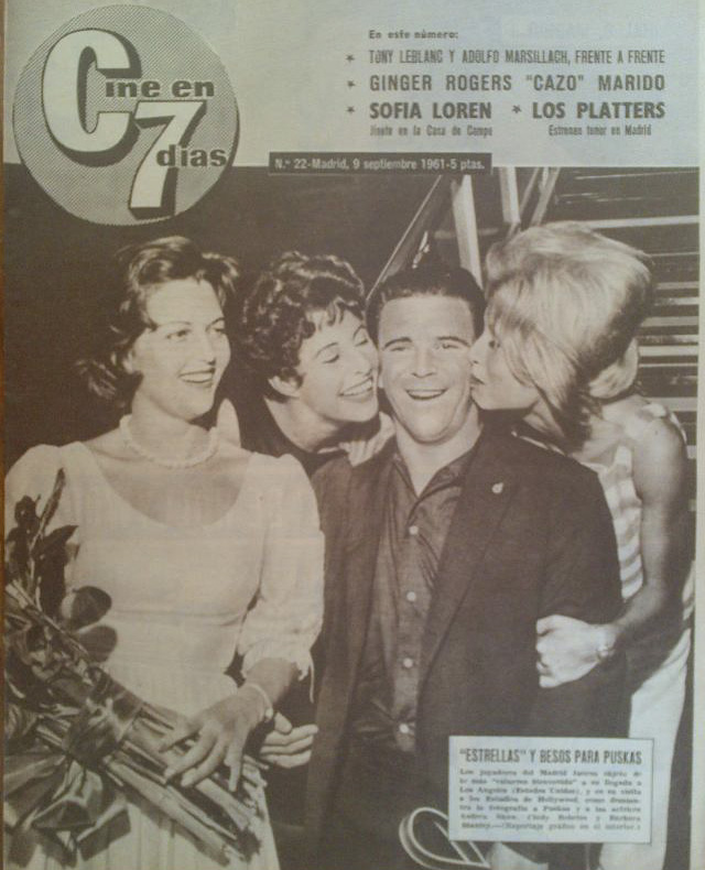 CINE EN 7 DIAS magazine side cover Issue 22 9 September 1961