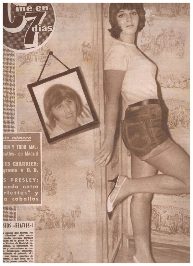 CINE EN 7 DIAS magazine side cover Issue 222 10 July 1965