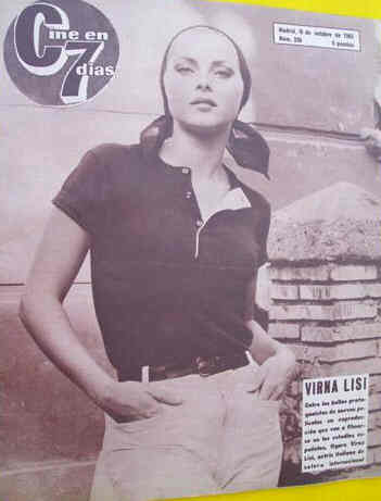 CINE EN 7 DIAS magazine side cover Issue 236 16 October 1965