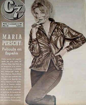 CINE EN 7 DIAS magazine side cover Issue 244 11 December 1965