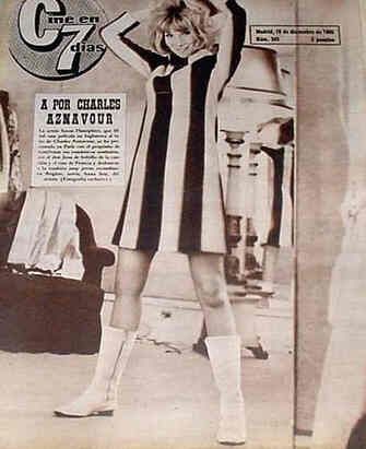 CINE EN 7 DIAS magazine side cover Issue 245 18 December 1965