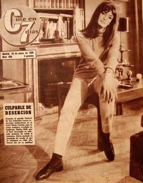 CINE EN 7 DIAS magazine side cover Issue 250 22 January 1966