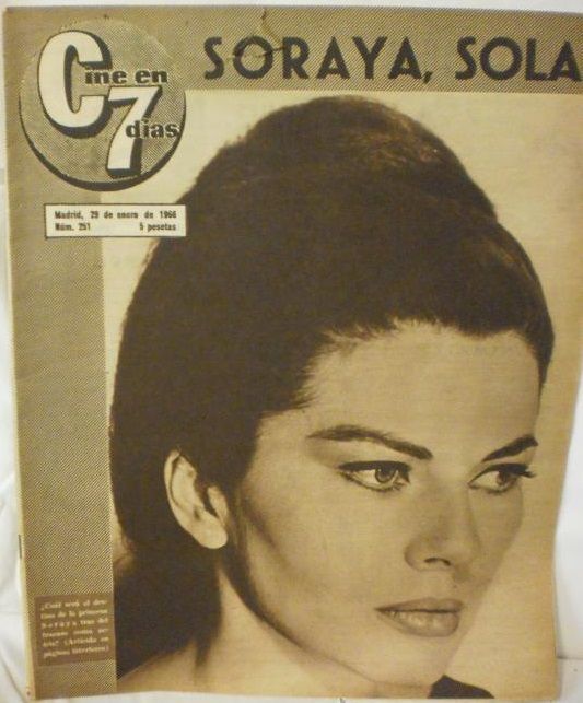 CINE EN 7 DIAS magazine side cover Issue 251 29 January 1966