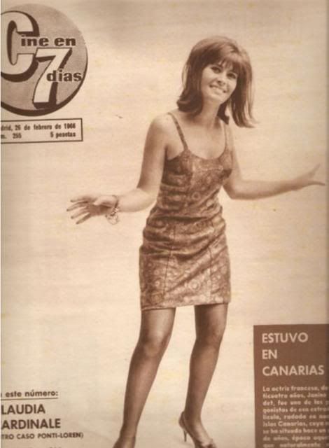 CINE EN 7 DIAS magazine side cover Issue 255 26 February 1966