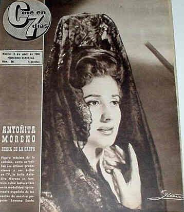 CINE EN 7 DIAS magazine side cover Issue 261 9 April 1966
