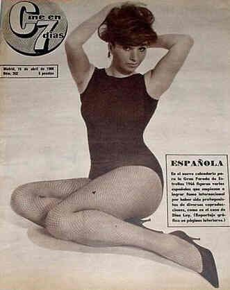 CINE EN 7 DIAS magazine side cover Issue 262 16 April 1966