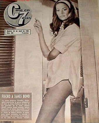 CINE EN 7 DIAS magazine side cover Issue 263 23 April 1966