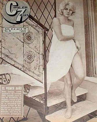 CINE EN 7 DIAS magazine side cover Issue 264 30 April 1966