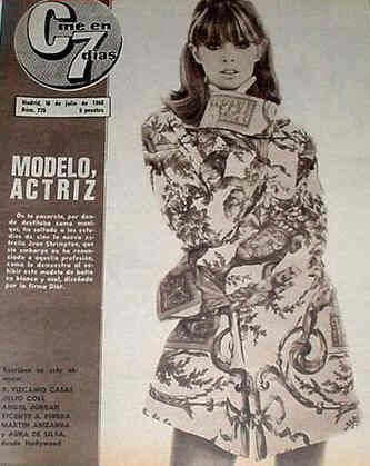 CINE EN 7 DIAS magazine side cover Issue 275 16 July 1966