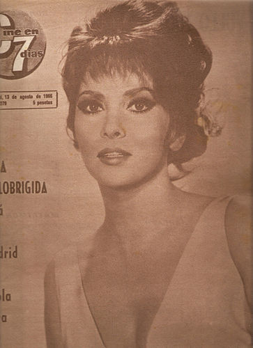CINE EN 7 DIAS magazine side cover Issue 279 13 August 1966