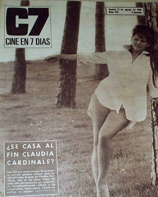 CINE EN 7 DIAS magazine side cover Issue 281 27 August 1966