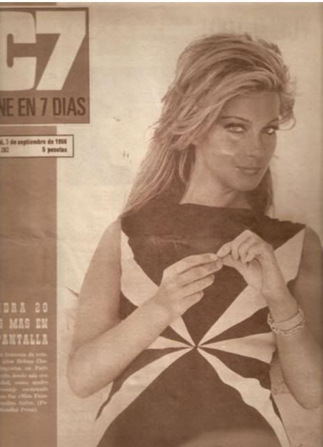 CINE EN 7 DIAS magazine side cover Issue 282 3 September 1966