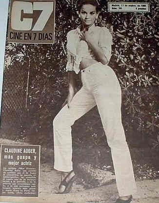 CINE EN 7 DIAS magazine side cover Issue 284 17 September 1966