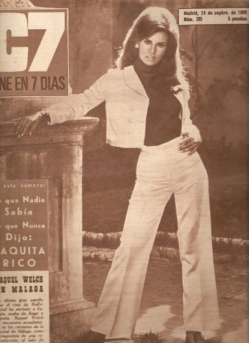 CINE EN 7 DIAS magazine side cover Issue 285 24 September 1966