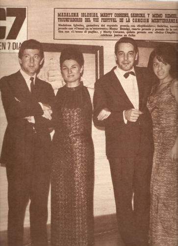 CINE EN 7 DIAS magazine side cover Issue 288 15 October 1966