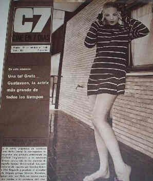 CINE EN 7 DIAS magazine side cover Issue 289 22 October 1966