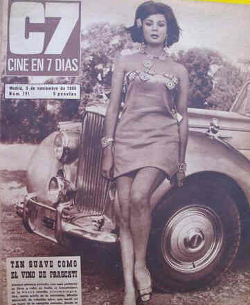 CINE EN 7 DIAS magazine side cover Issue 291 5 November 1966