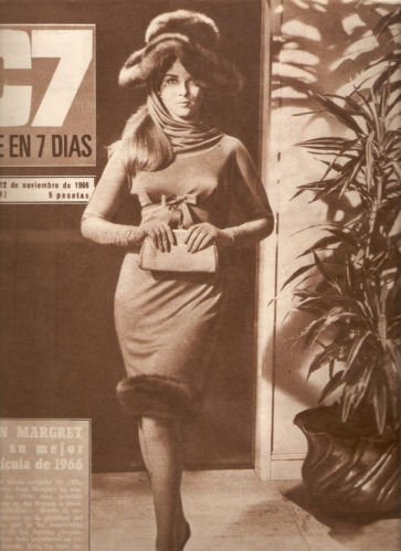 CINE EN 7 DIAS magazine side cover Issue 292 12 November 1966