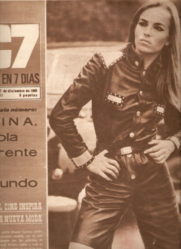 CINE EN 7 DIAS magazine side cover Issue 297 17 December 1966